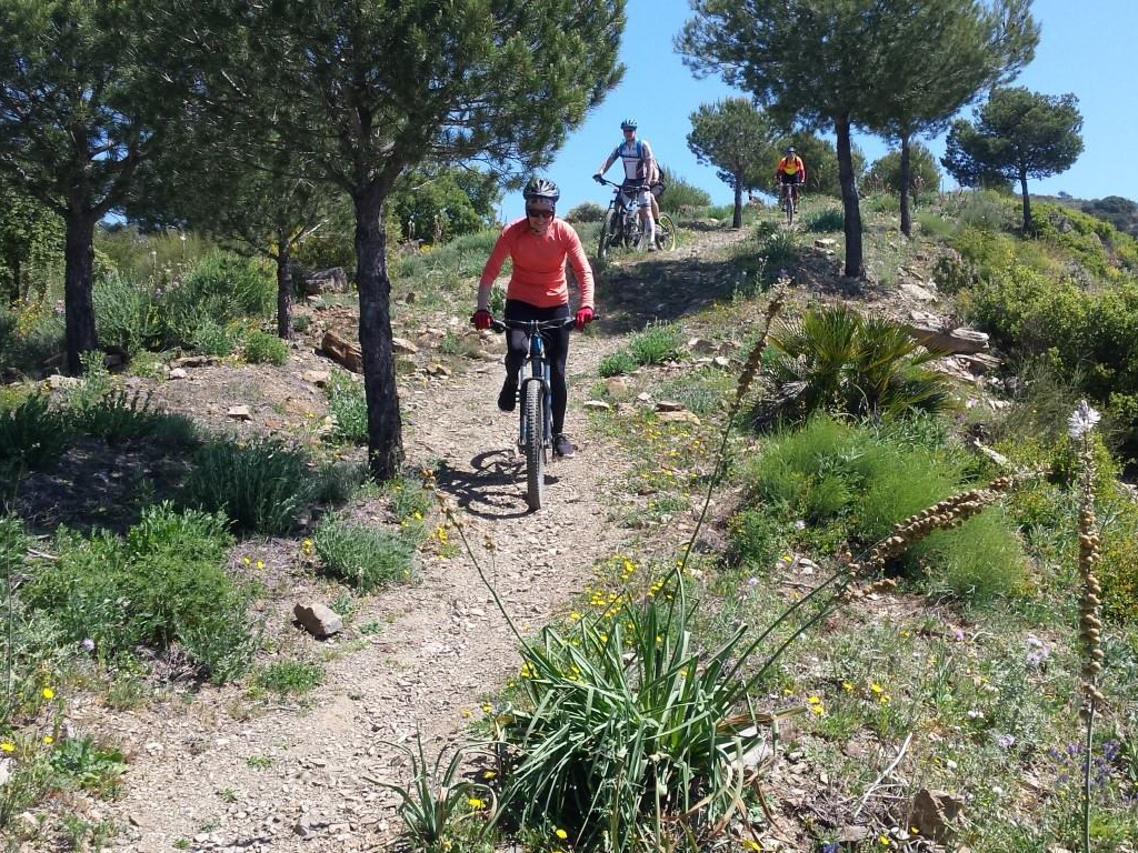 Montes de Malaga natural park ride